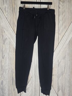 Zyia Active Black Joggers Womens XL Athleisure Lounge Sweatpants Pockets